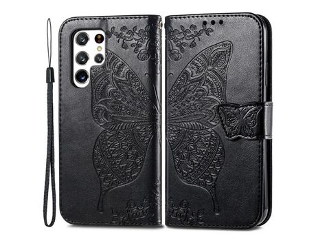 Funda para Samsung Galaxy S22 Ultra(PU - Negro)