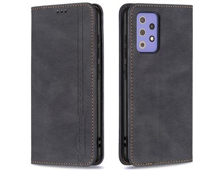 Funda para Samsung Galaxy A72 5G/4G(PU - Negro)