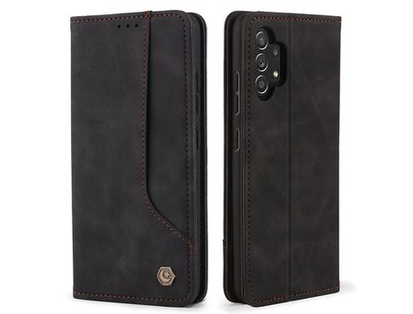 Funda para Samsung Galaxy A32 5G(PU - Negro)