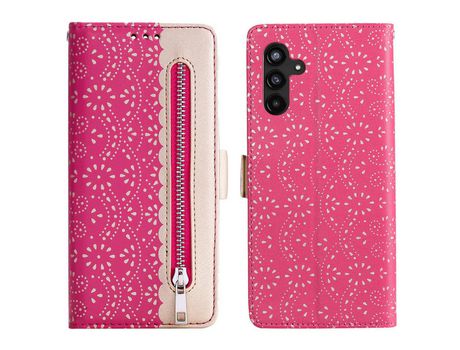 Funda para Samsung Galaxy A13 5G(PU - Rojo)