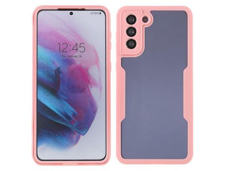 Funda para Samsung Galaxy S21 5G/S30 5G(TPU y PU - Rosa)