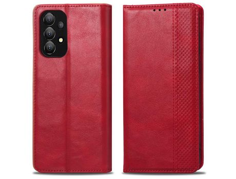 Funda para Samsung Galaxy A73 5G(PU - Rojo)