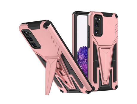 Funda para Samsung Galaxy S20(TPU y PU - Rosa)