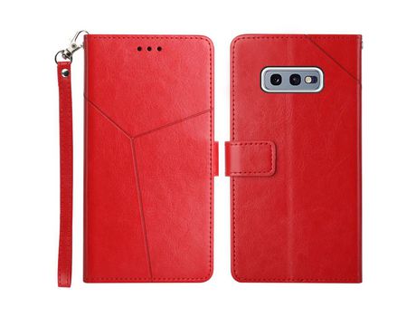 Funda para Samsung Galaxy S10E(PU - Rojo)