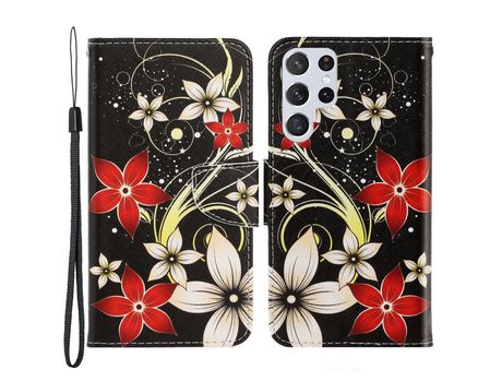 Funda para Samsung Galaxy S22 Ultra(PU - Rojo)