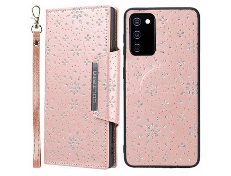 Funda para Samsung Galaxy A02S (164.2X75.9X9.1Mm)(PU - Rosa)