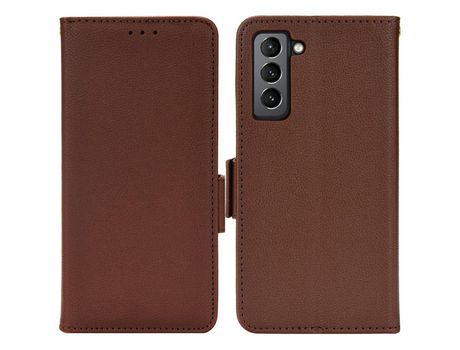 Funda para Samsung Galaxy S22(PU - Marrón)
