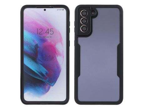 Funda para Samsung Galaxy S21 5G/S30 5G(TPU y PU - Negro)