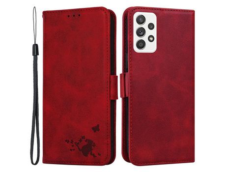 Funda para Samsung Galaxy A33 5G(PU - Rojo)