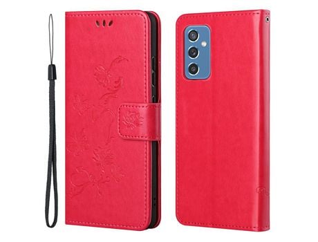 Funda para Samsung Galaxy M52 5G(PU - Rojo)