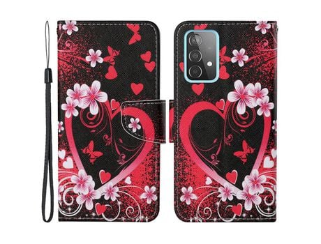Funda para Samsung Galaxy A53 5G(PU - Rojo)