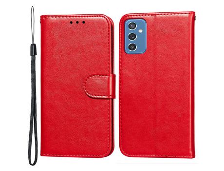 Funda para Samsung Galaxy M52 5G(PU - Rojo)