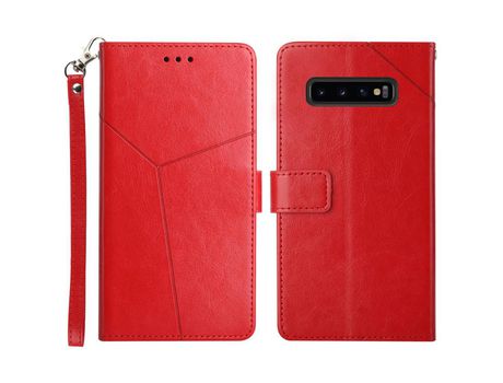 Funda para Samsung Galaxy S10 Plus(PU - Rojo)