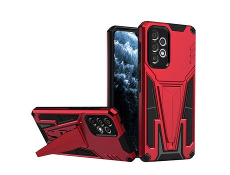 Funda para Samsung Galaxy A33 5G(TPU y PU - Rojo)