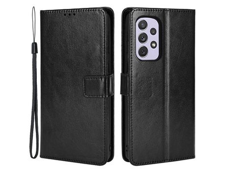 Funda para Samsung Galaxy A73 5G(PU - Negro)