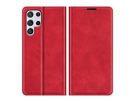 Funda para Samsung Galaxy S22 Ultra(PU - Rojo)