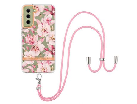 Funda para Samsung Galaxy S21 Fe 5G(TPU y PU - Rosa)