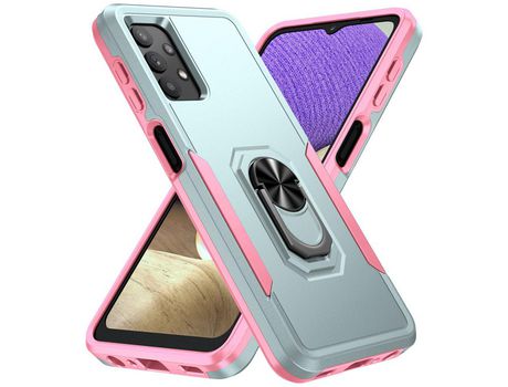 Funda para Samsung Galaxy A32 5G/M32 5G(TPU y PU - Rosa)