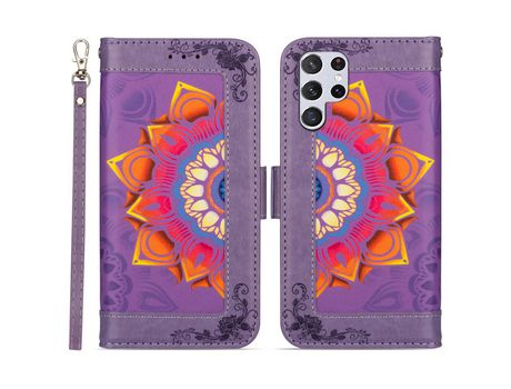 Funda para Samsung Galaxy S22 Ultra(PU - Morado)