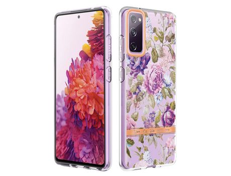 Funda para Samsung Galaxy S20 Fe/S20 Fan Edition/S20 Fe 5G/S20 Fan Edition 5G(TPU y PU - Morado)