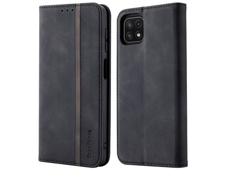 Funda para Samsung Galaxy A22 5G (Eu Version)(PU - Negro)