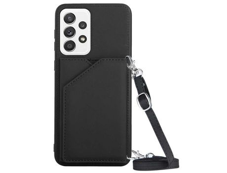 Funda para Samsung Galaxy A33 5G(TPU y PU - Negro)