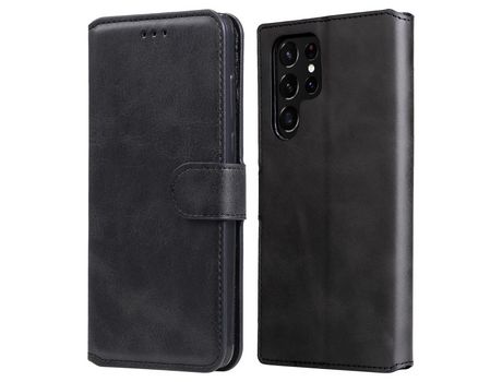 Funda para Samsung Galaxy S22 Ultra(PU - Negro)