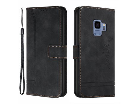 Funda para Samsung Galaxy S9(PU - Negro)