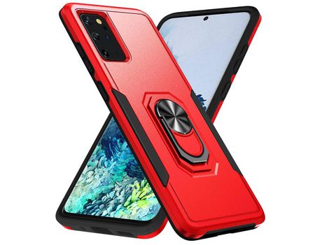 Funda para Samsung Galaxy S20 Plus 4G/5G(TPU y PU - Negro)