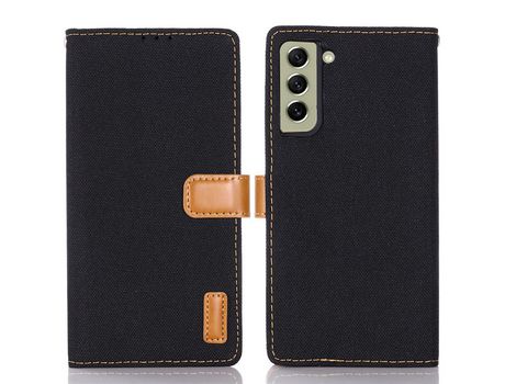 Funda para Samsung Galaxy S21 Fe 5G(PU - Negro)