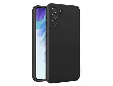 Funda para Samsung Galaxy S21 Plus 5G(TPU y PU - Negro)