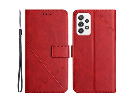 Funda para Samsung Galaxy A53 5G(PU - Rojo)