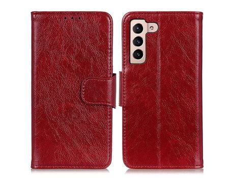 Funda para Samsung Galaxy S22(PU - Rojo)