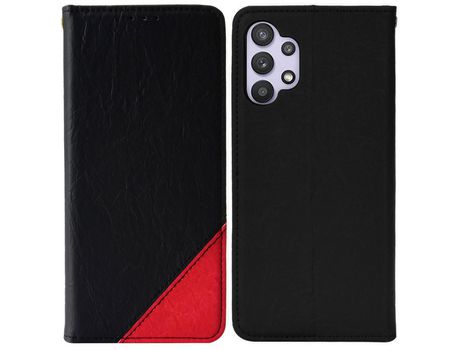 Funda para Samsung Galaxy A32 4G (Eu Version)(PU - Negro)