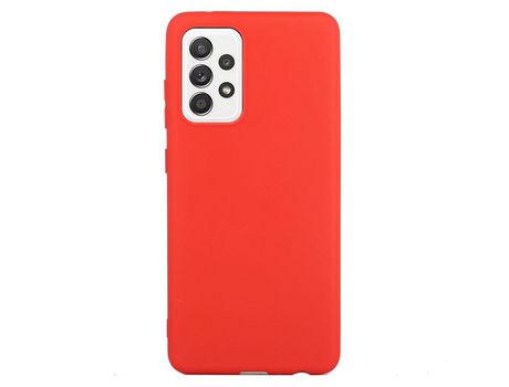 Funda para Samsung Galaxy A33 5G(TPU y PU - Rojo)