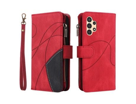 Funda para Samsung Galaxy A13 4G(PU - Rojo)