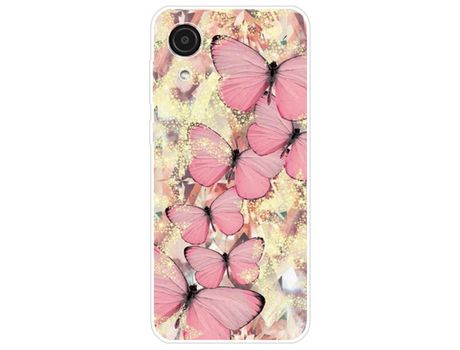 Funda para Samsung Galaxy A03 Core(TPU y PU - Rosa)