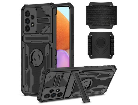 Funda para Samsung Galaxy A33 5G(TPU y PU - Negro)