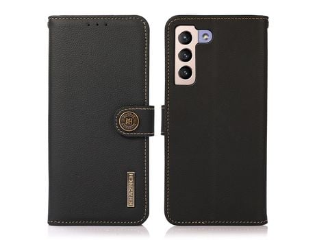 Funda para Samsung Galaxy S22 Plus(Cuero - Negro)