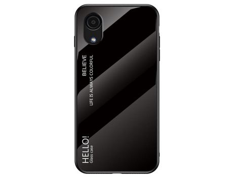Funda para Samsung Galaxy A03 Core(TPU y PU - Negro)