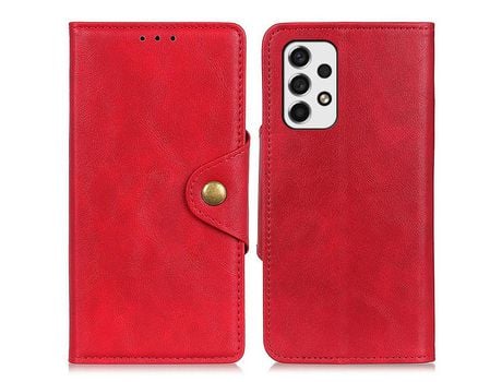 Funda para Samsung Galaxy A53 5G(PU - Rojo)