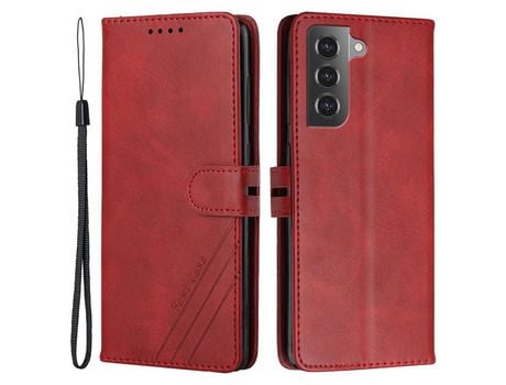Funda para Samsung Galaxy S22(PU - Rojo)