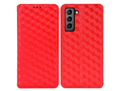 Funda para Samsung Galaxy S22(PU - Rojo)