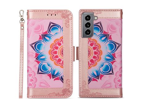 Funda para Samsung Galaxy S22(PU - Rosa)