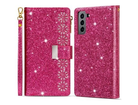 Funda para Samsung Galaxy S22(PU - Rosa)