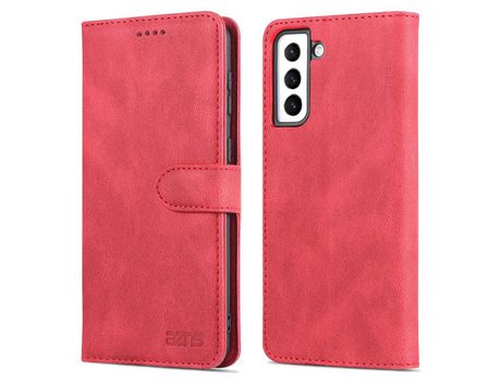 Funda para Samsung Galaxy S21 Fe 5G(PU - Rojo)