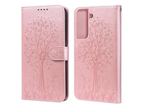 Funda para Samsung Galaxy S22(PU - Rosa)