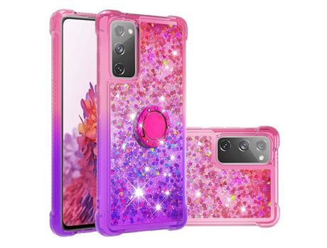 Funda para Samsung Galaxy S20 Fe 4G/5G/S20 Fan Edition 4G/5G(TPU y PU - Rosa)