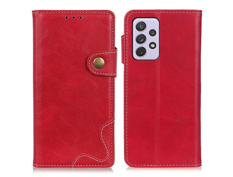 Funda para Samsung Galaxy A73 5G(PU - Rojo)