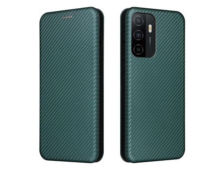 Funda para Samsung Galaxy A33 5G(TPU y PU - Verde)